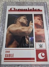 2023 Panini Chronicles WWE #32 Chad Gable Red Parallel 126/199 - Free Postage