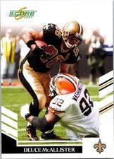  2007 Deuce Mc Allister 26 Donruss/Playoff 88 Football Sports Trading Card NFL