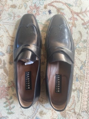 brand new fratelli rossetti mens loafers with box