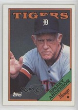 1988 Topps Team Checklist Sparky Anderson #14 HOF 0b5