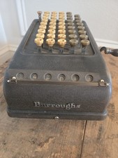 Calcolatrice Burroughs vintage/antica anni '20 stesso tipo nello Smithsonian, decorazione 