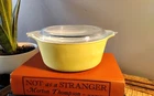 VTG PYREX 472 1.5 Quart Green Verde Covered Casserole Dish With Glass Lid Has DW
