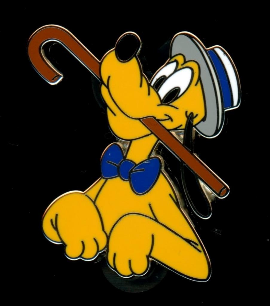 Pluto with Cane Dapper Dans Disney Pin 161836