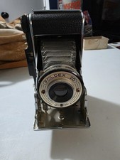 Vintage Foldex 20 Camera w/86mm Octvar Lens, Folding Pho-Tak Camera- Not tested