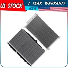 Radiator and AC Condenser Kit For 2004 2005 2006 2008 Acura TSX Replacement