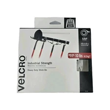 Velcro Industrial Strength Heavy Duty Stick On White - 15ft x 2in Roll 90198