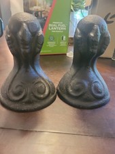 Juego de 2 Bañera Victoriana Pie Garra Hierro Fundido Pies Bola Águila Garra Pie Bañera