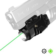 600 Lumens Gun Light Handgun Laser Pistol Flashlight Laser Combo Green Sight