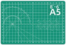 DIYSELF Cutting Mat 8in 6in, Self Healing Cutting Mat, A5 Rotary Cutting Mats