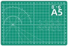 DIYSELF Cutting Mat 8in×6in, Self Healing Cutting Mat, A5 Rotary Cutting Mats