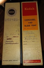 Kodak Carousel 140 Slide Trays - Two in Boxes