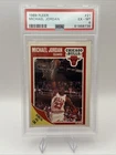 1989 FLEER #21 MICHAEL JORDAN BULLS HOF PSA 6 EX-MT