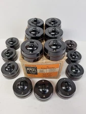 1 x Crabtree Vintage 3000 Black Bakelite Toggle Light Switch 1 Way New Old Stock