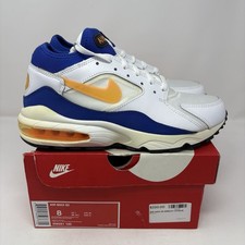 Size 10 Nike Air Max 93 Bright Citrus White Mens Athletic Shoes 306551-100 499322_00.png.png main image 2