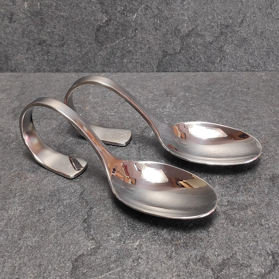 WMF Happy Spoon 6 Häppchen-Löffel Buffetlöffel Servierlöffel Cromargan Mit OVP - Bild 4 von 4