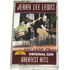 Jerry Lee Lewis - Original Sun Greatest Hits Cassette Tape 1989 PLAY TESTED