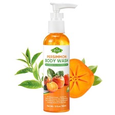 RYH Persimmon Body Wash for Body Odor Control Natural Deodorant Soap