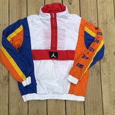 Nike Air Jordan Mens Large Wings Windwear Packable Jacket - Large - Multicolor