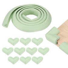 6.5 ft x 2.76 Inch Edge Corner Protector with 10 Corners, Green