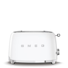 SMEG 2-Schlitz-Toaster, Kompakt Weiß