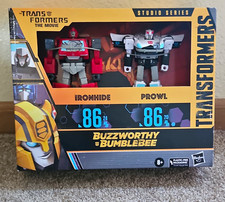 Hasbro Transformers Studio Series Buzzworthy Bumblebee Ironhide & Prowl 86
