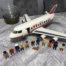 Playmobil Pacific Airlines 4310 Passenger Jet Airliner Plane with figures 