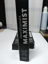 bareMinerals Maximist Phyto-Fiber Volumizing Mascara – Maximum Black – 9 mL NIB