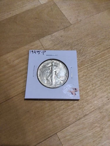 1945 (P) Walking Liberty Half Dollar Uncirculated 90% Silver