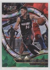 2020 Panini Select Courtside Red White Green Cracked Ice Prizm Tyler Herro 0h5f