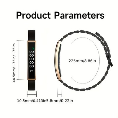 Smart Bracelet Fitness Tracker, Health Monitor Sleep Activity Tracker/Step Count