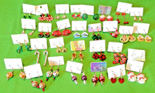 Christmas dangle earrings lot of 30 free shipping