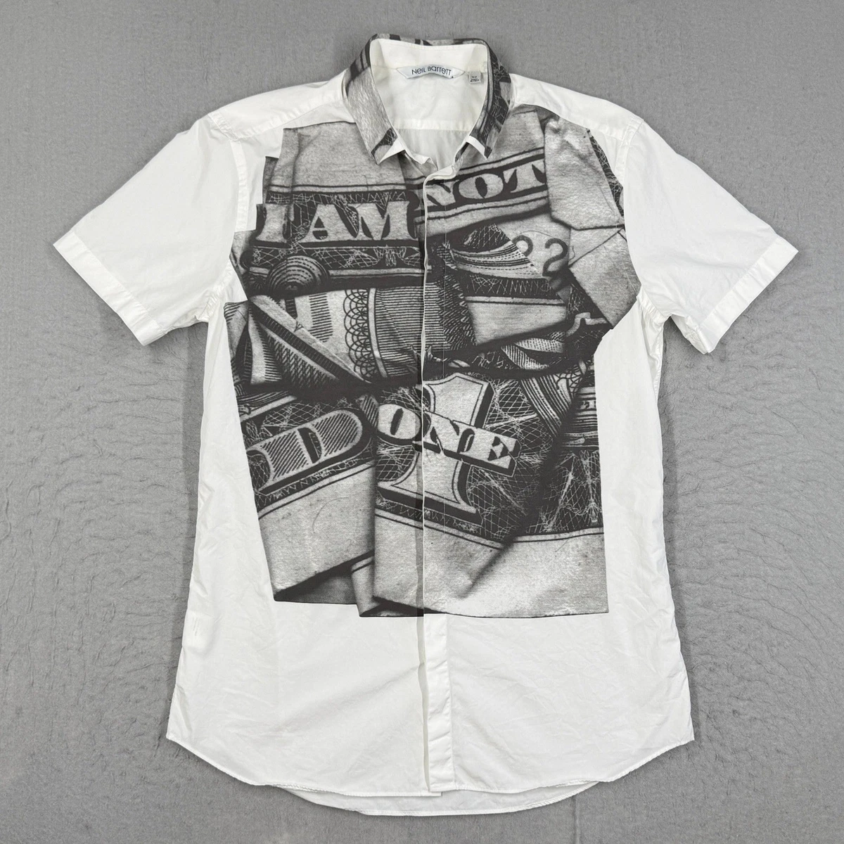 Neil Barrett White Regular Shirts for Men for sale | eBay