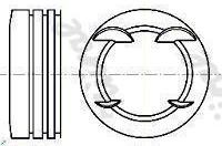 Piston NURAL 87-450400-10 RENAULT CLIO IV (BH_) 0.9 2012-2021