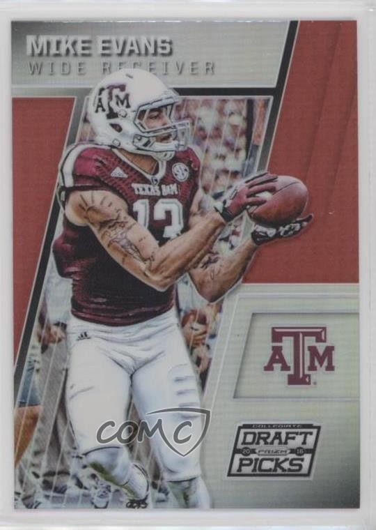 2016 Panini Prizm Collegiate Draft Picks Red Prizm Mike Evans #76 fm0