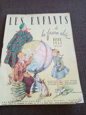La femme chic / les enfants - 1951 - Magazin Mode Fashion Haute Couture Ready Wear