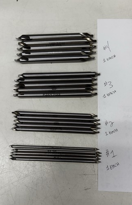 #ad KEO 4quot; LONG 60° HSS CENTER DRILL #1#2#3 and #4. 4 piece set One of each $45.00