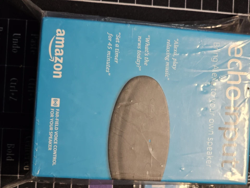 Echo Input Amazon Voice Control Speakers Bring Alexa To Your Speaker Black NEW - Image 2 of 4