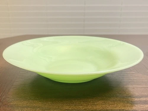 Fire King Jadeite Shallow Bowl 8.5 Inches