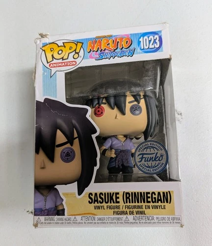 Funko Pop Naruto Shippuden Sasuke Rinnegan Special Edition #1023 Open Box