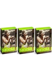 3 x Kits de tiras depilación facial y bikini MOOM para mujeres con manzanilla calmante y lavanda