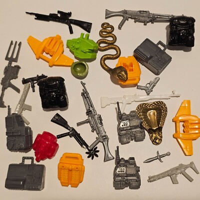 Lot of 1986 G.I. JOE Cobra ARAH Helmets Backpacks Accessories Parts YOU PICK