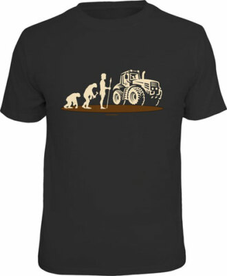 Evolution - Bauer - T-Shirt Grössen S-M-L-XL-XXL - Fun Sprüche Shirt