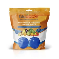 Bluapple Produce Saver 2-Pack - Keeps Fruits & Vegetables Fresh Longer