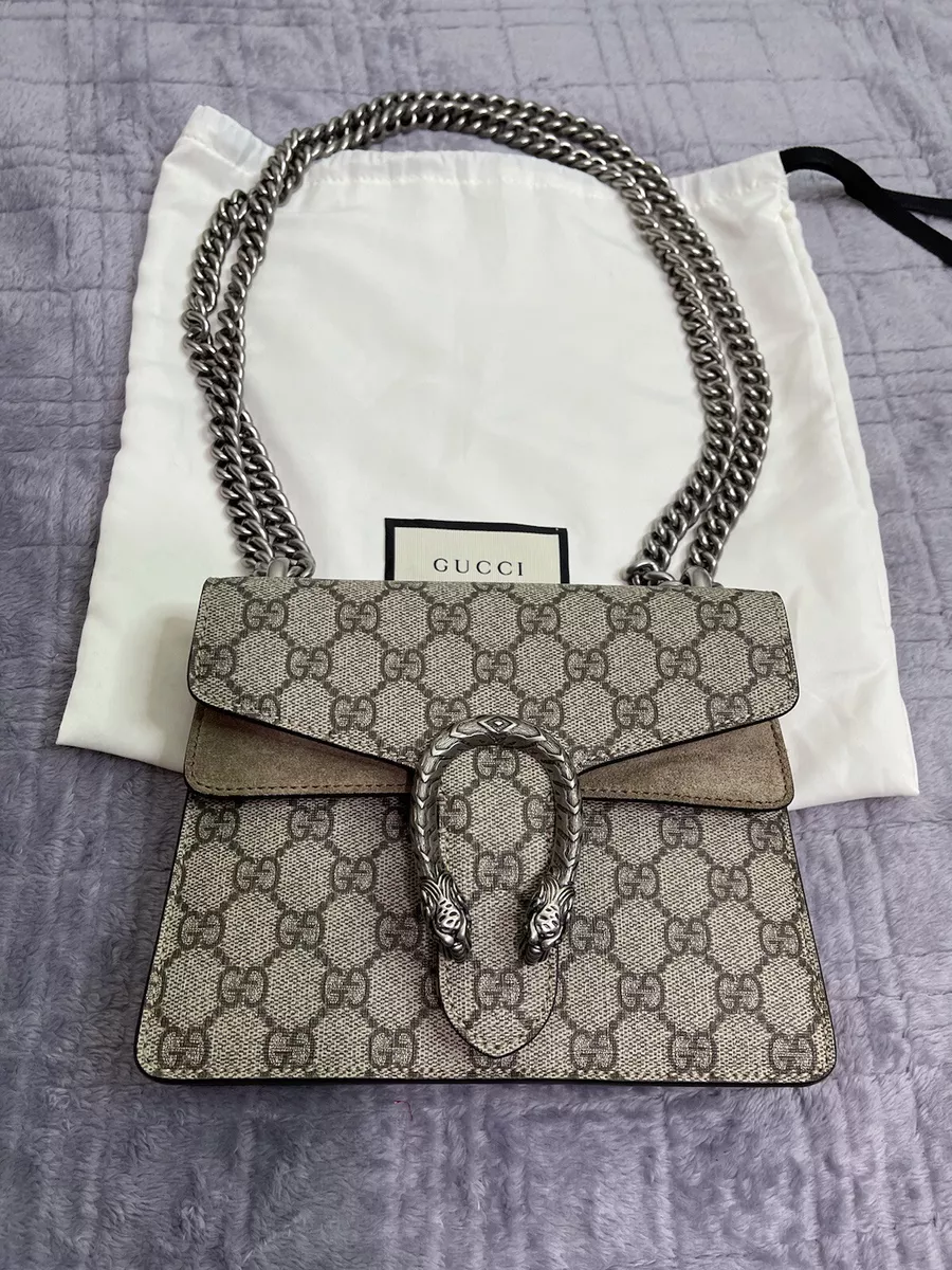 GG Supreme Dionysus Mini Bag With Beige Detail