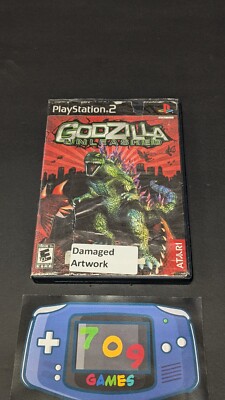 Godzilla: Unleashed (Sony PlayStation 2, 2007) PS2 *Damaged Art*
