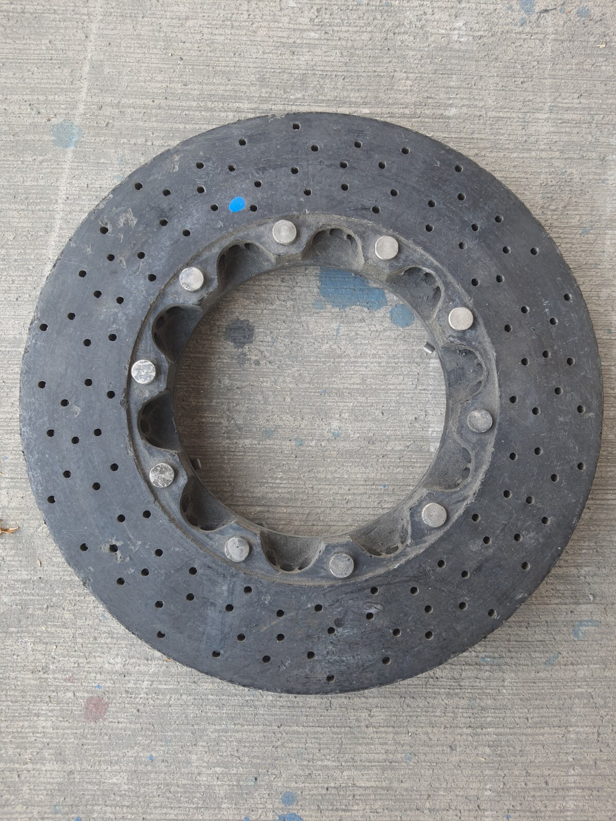 Ferrari F430, Rear CCM Brake Rotor, Used, P/N 222340