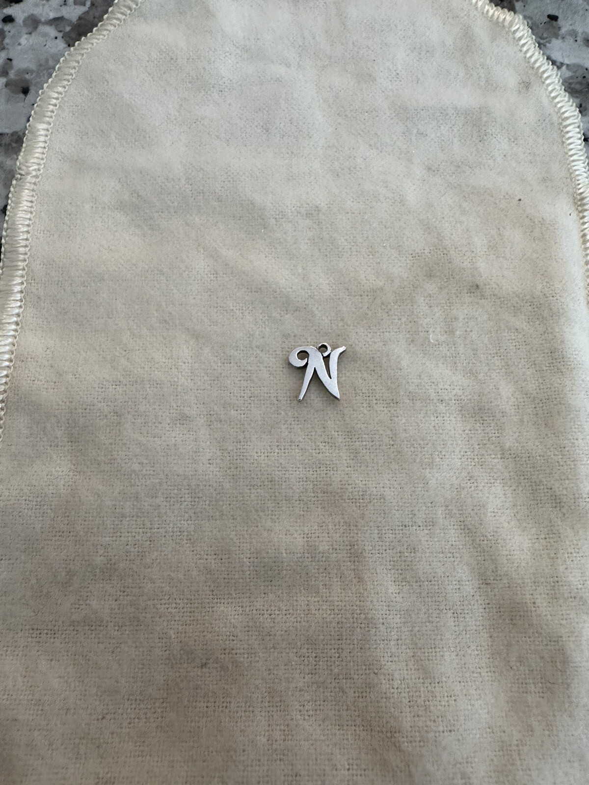 James Avery Small Script Initial N - image 1