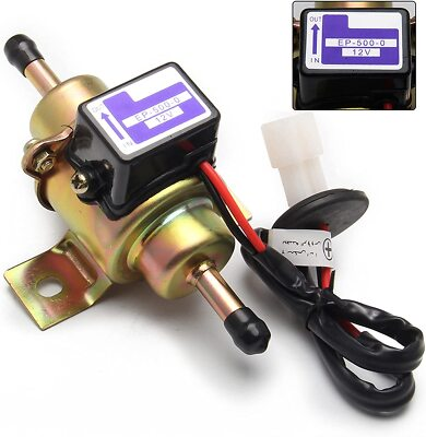 #ad ⭐12V Electric Fuel Pump 12585 52030 15231 52030 15231 52033 for Yanmar Kubota $11.94