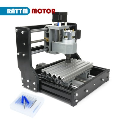 【DE】3Axis 1610 Pro Spindle ER11 DIY GRBL Control Mini CNC Machine Laser Engraver