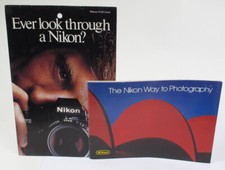 Vintage Nikon Full Line  Way to Photography Brochures Guide Booklets